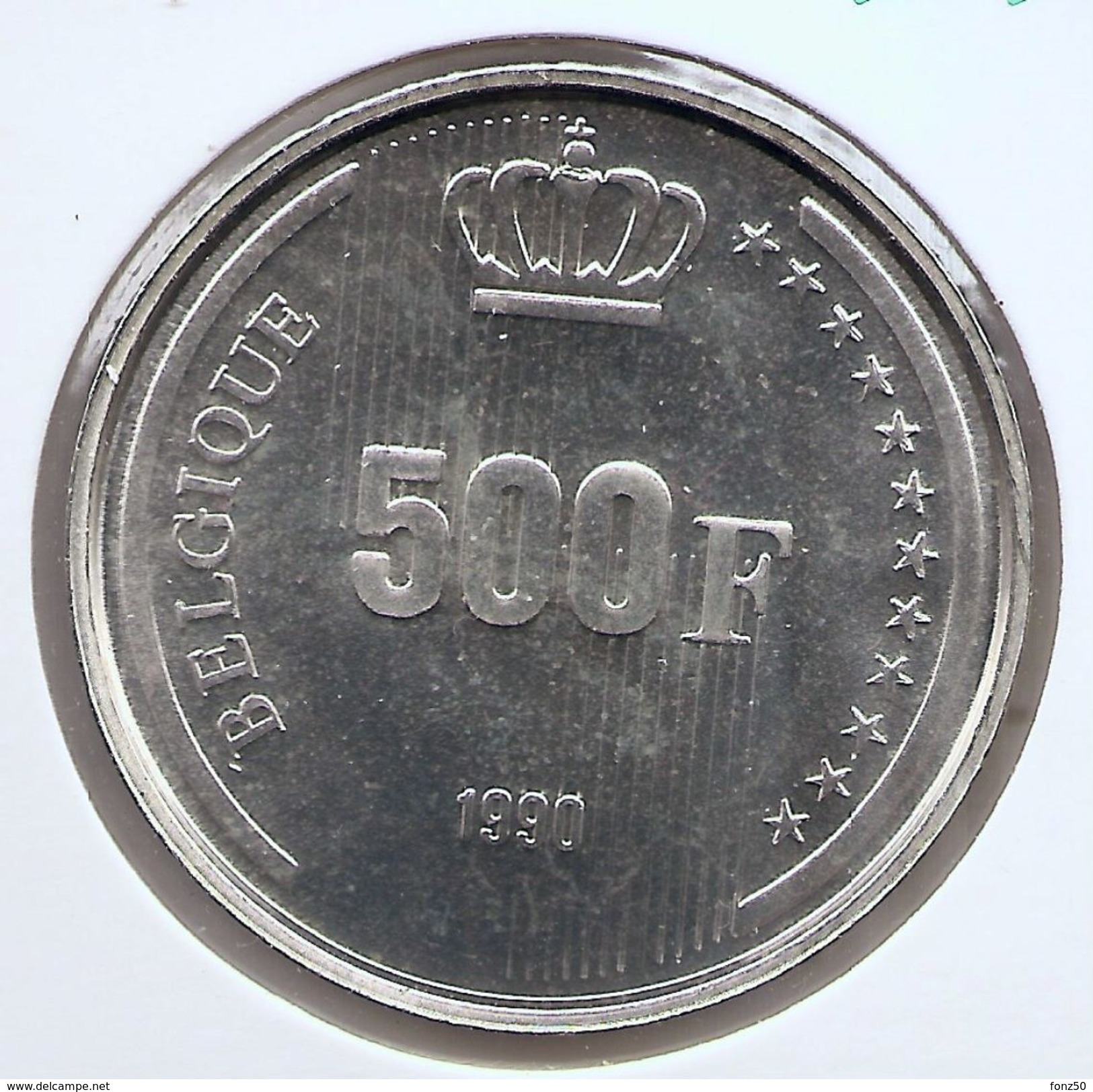 BOUDEWIJN * 500 Frank 1990 Frans  BELGIQUE * PRACHTIG / F D C * Nr 9332 - 500 Francs