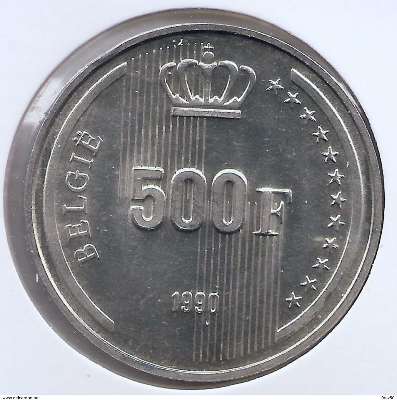 BOUDEWIJN * 500 Frank 1990 Vlaams  BELGIE * PRACHTIG / F D C * Nr 9336 - 500 Francs