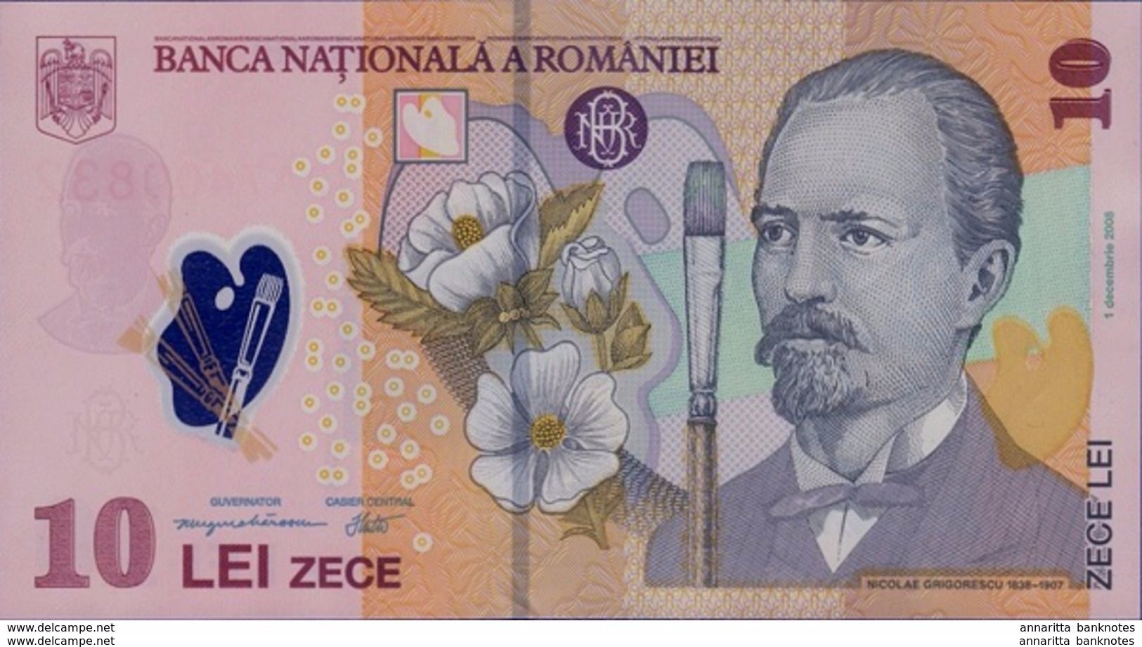 ROMANIA 10 LEI 2008 (2011) P-119c UNC [RO119c] - Rumänien