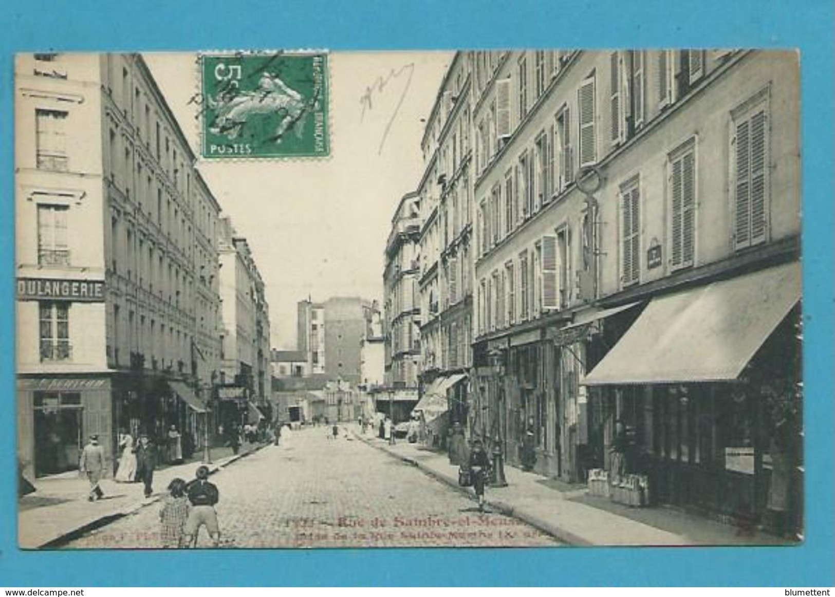 CPA 1323 - TOUT PARIS Rue De Sambre Et Meuse (Xème) Ed. FLEURY - Arrondissement: 10