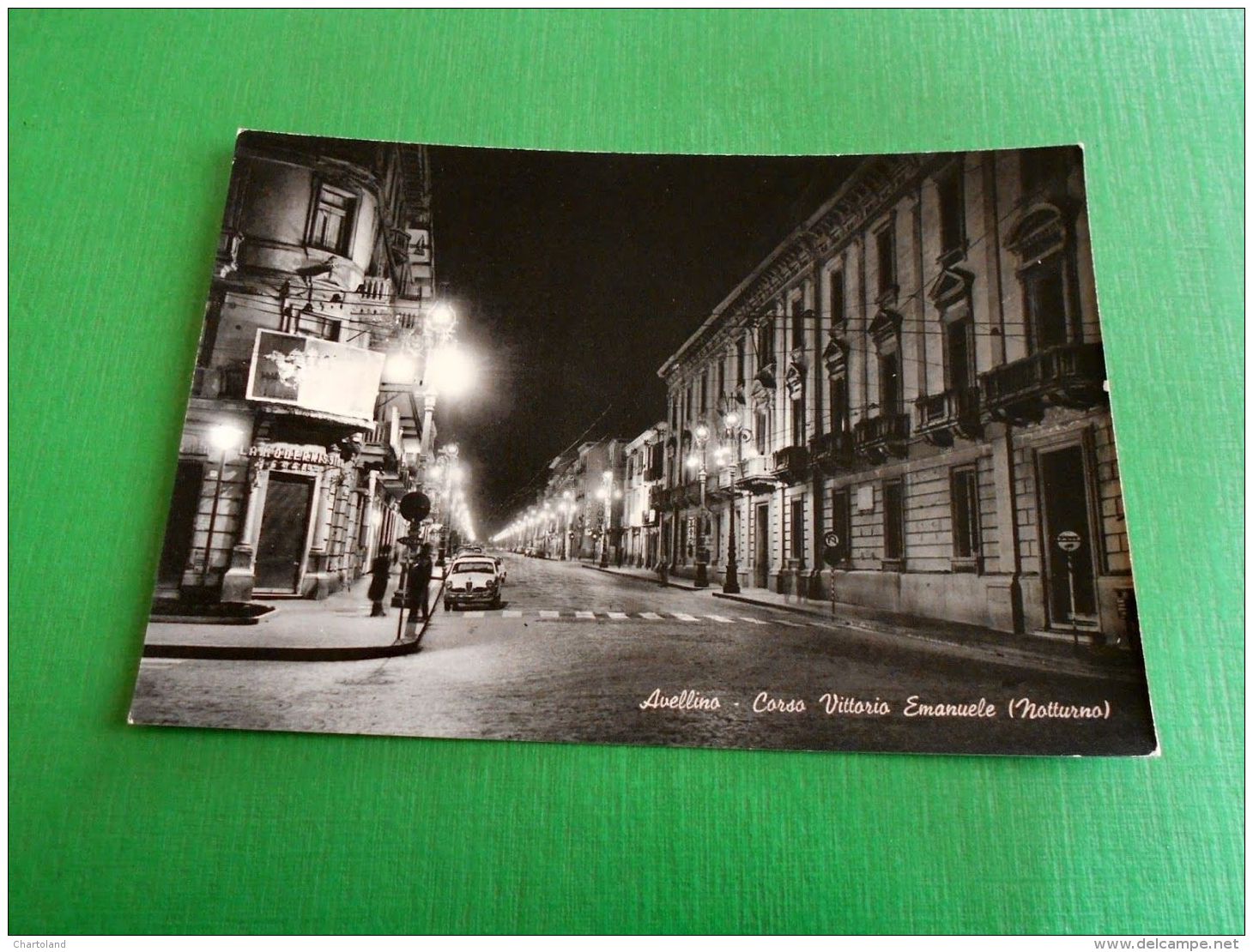 Cartolina Avellino - Corso Vittorio Emanuele ( Notturno ) 1960 Ca   #1 - Avellino