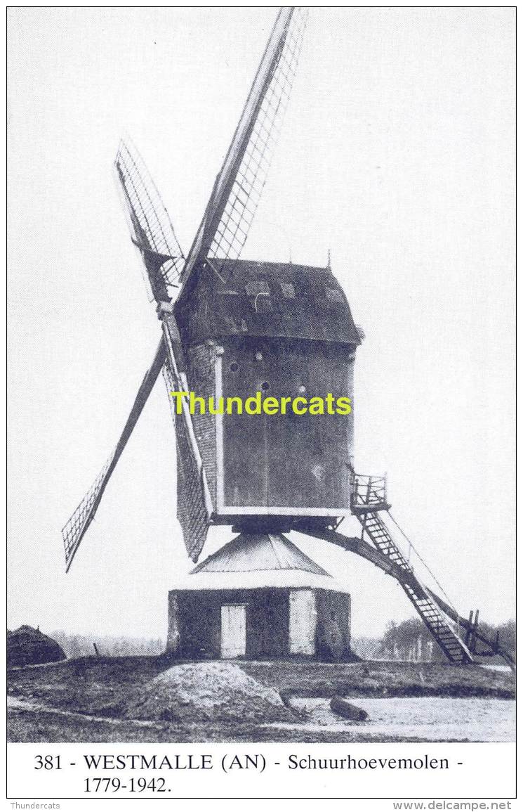 CPM MOLEN MOULIN **   WESTMALLE SCHUURHOEVEMOLEN - Mulini A Vento