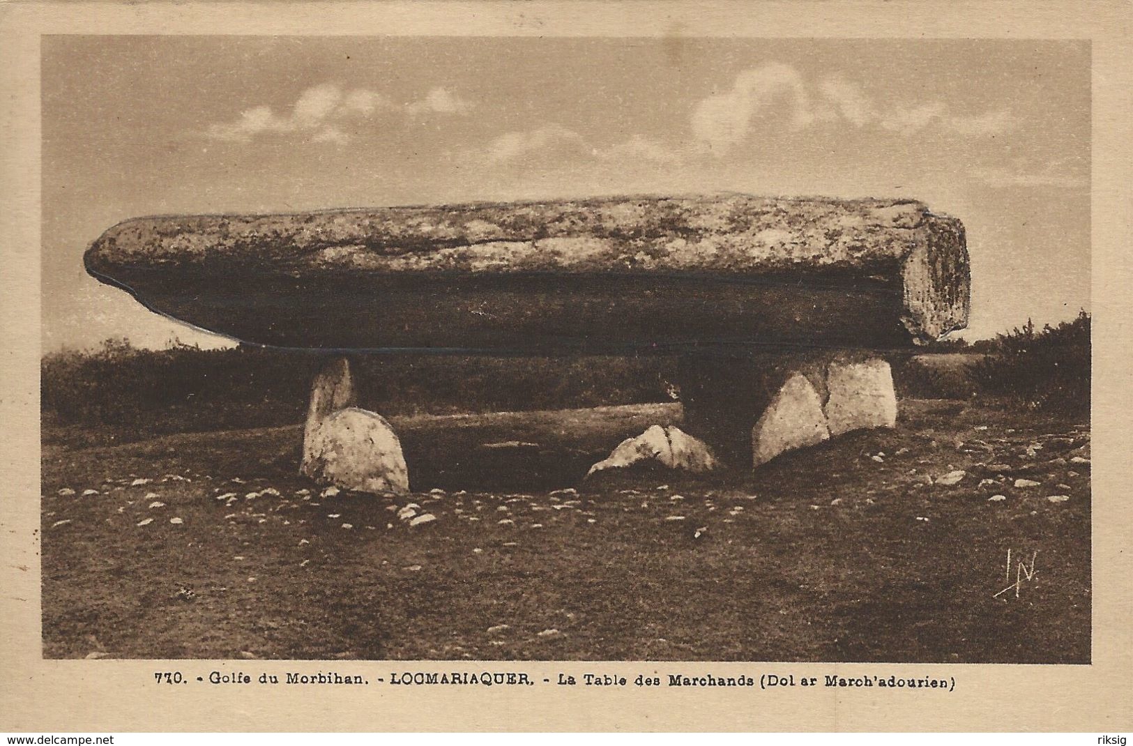 Golfe Du Morbihan. Locmariaquer. La Table Des Marchands. S-3545 - Dolmen & Menhirs