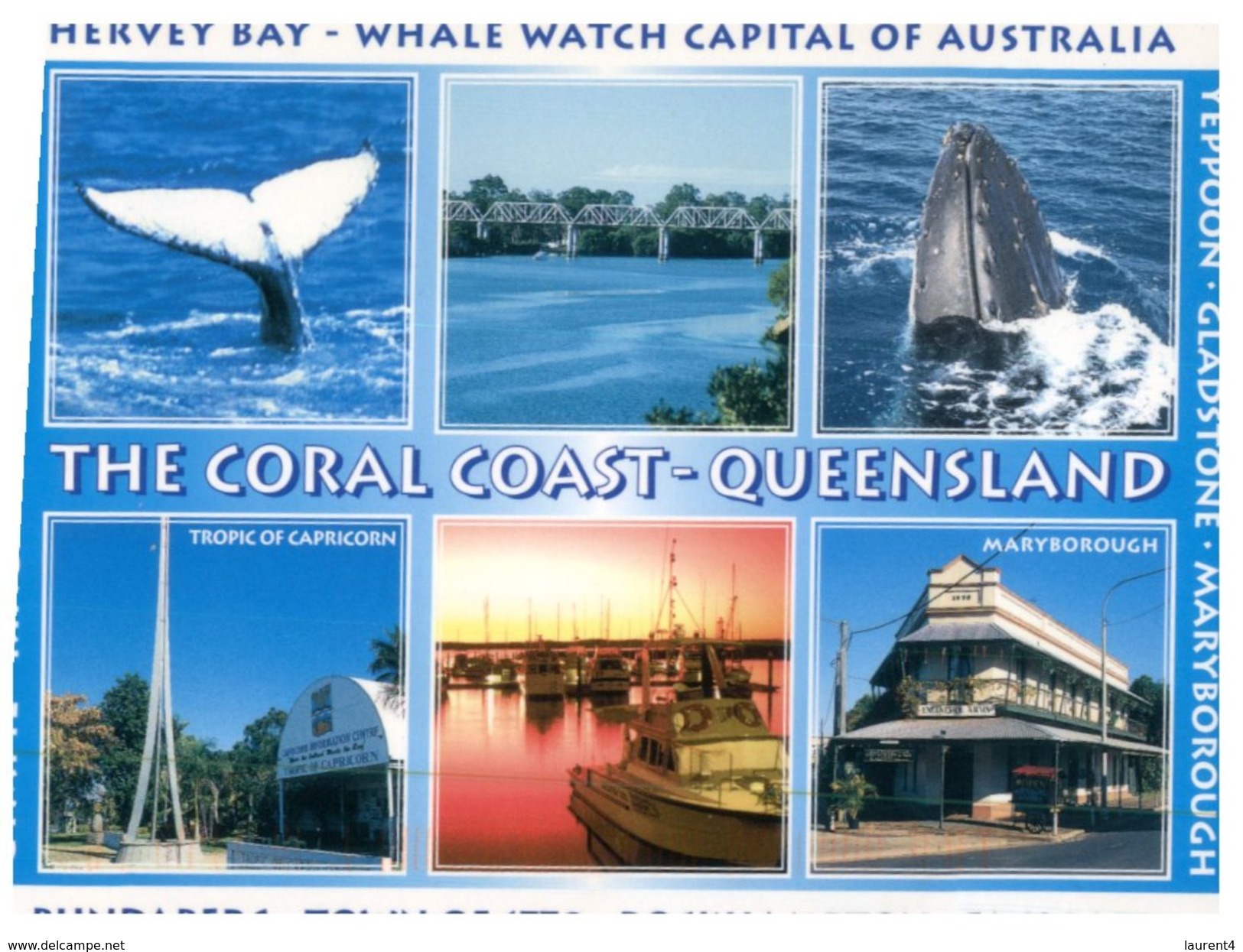 (727) Australia - QLD - Coral Coast (with Stamp At Back) - Sunshine Coast