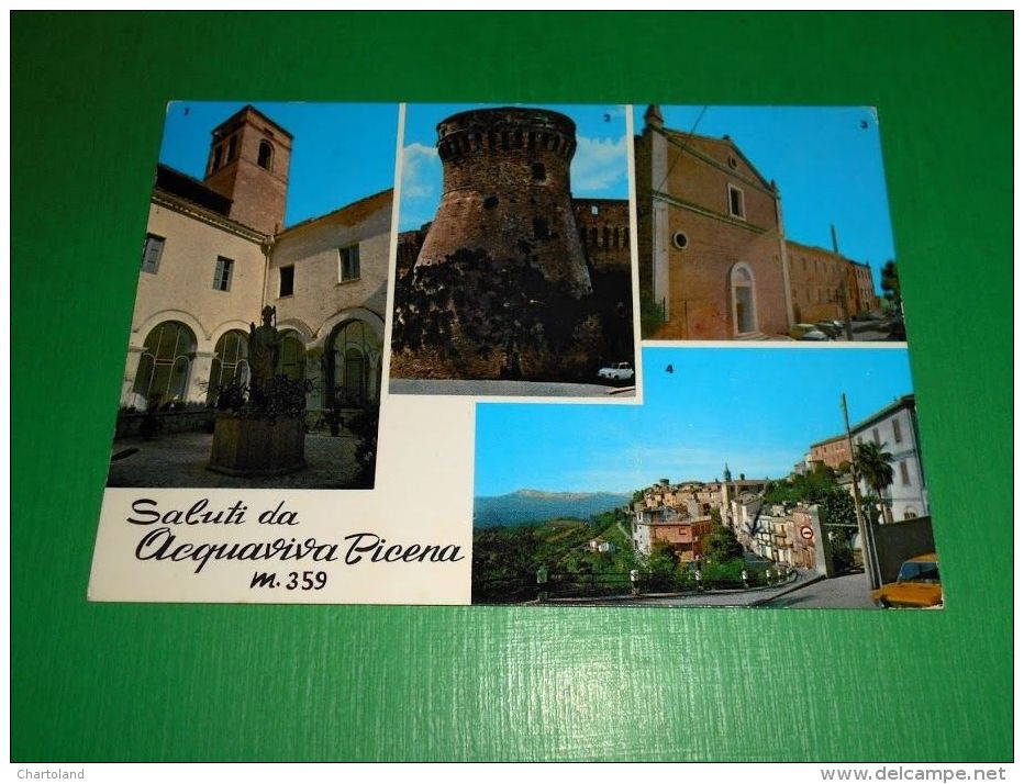 Cartolina Saluti Da Acquaviva Picena - Vedute Diverse 1971 - Ascoli Piceno