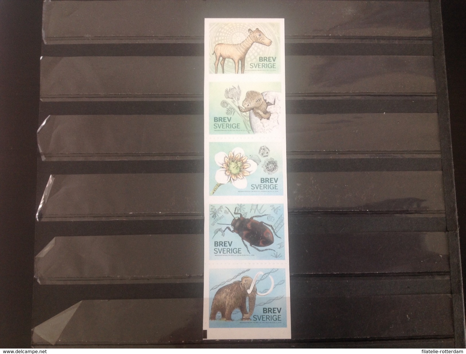 Zweden / Sweden - Postfris / MNH - Complete Set Historische Dieren 2016 - Unused Stamps