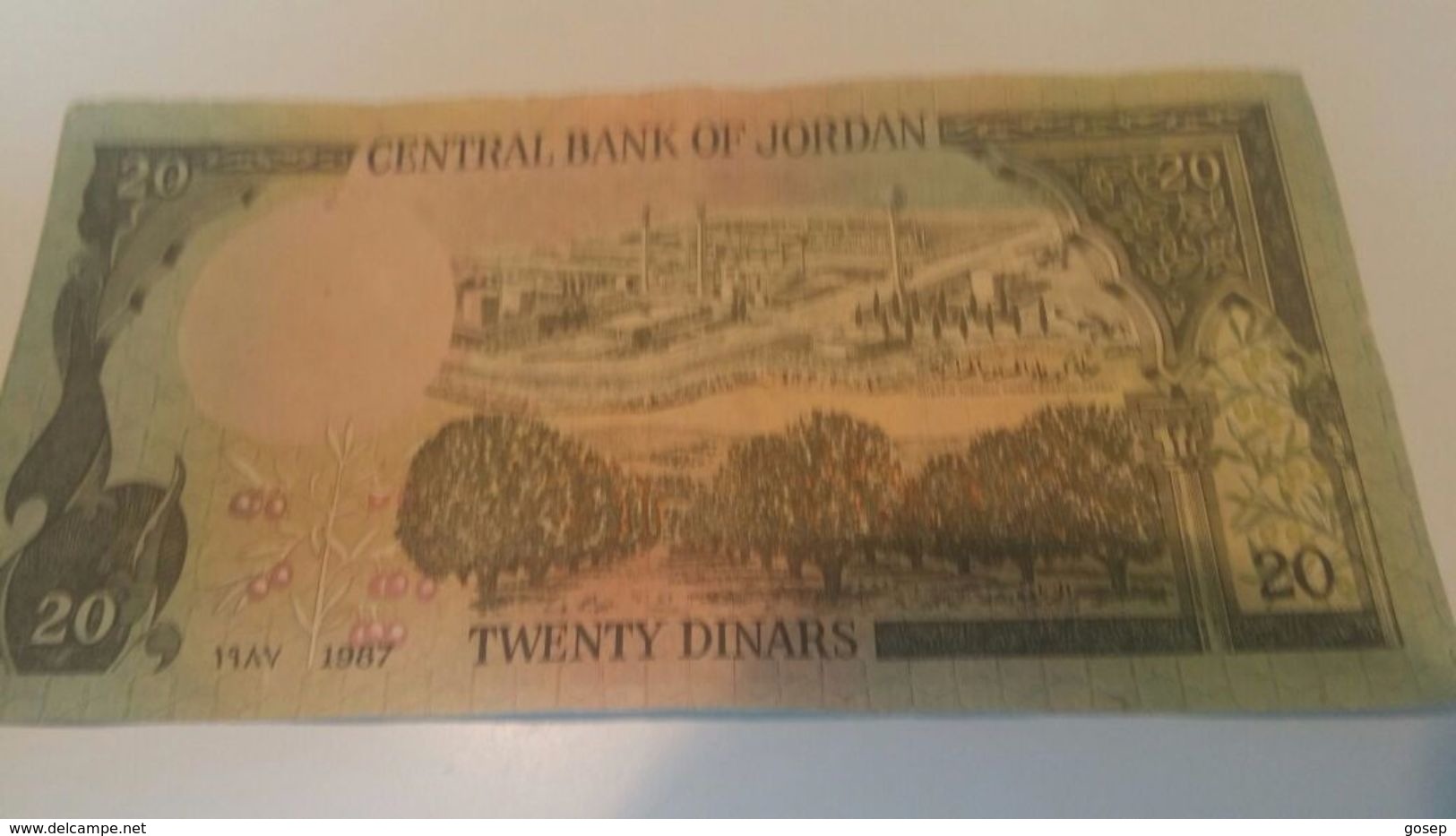 Jordan-20dinar-(1987)-good Lokking Foto 2 Side) - Jordanie