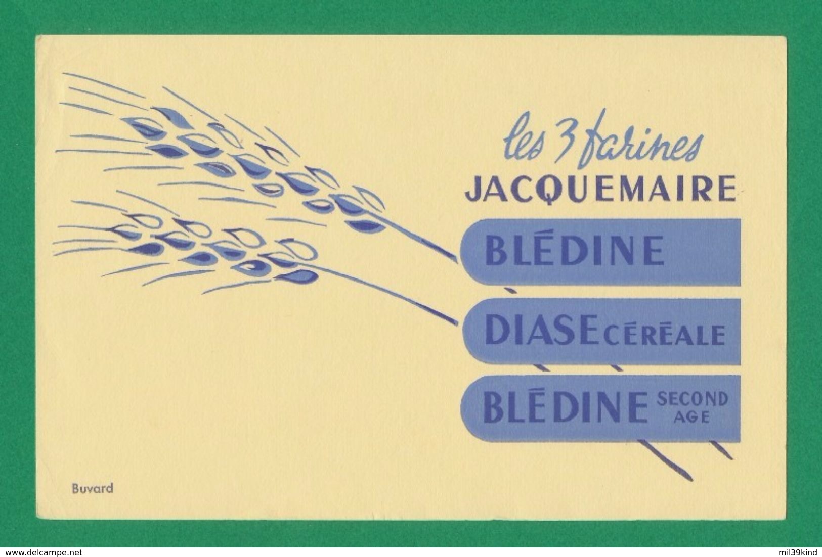 Buvard - JACQUEMAIRE - 3 Farines - J