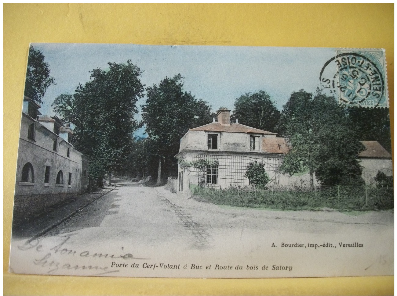 B8 9524 - 78 PORTE DU CERF VOLANT A BUC ET ROUTE DU BOIS DE SATORY - 1905 - Buc