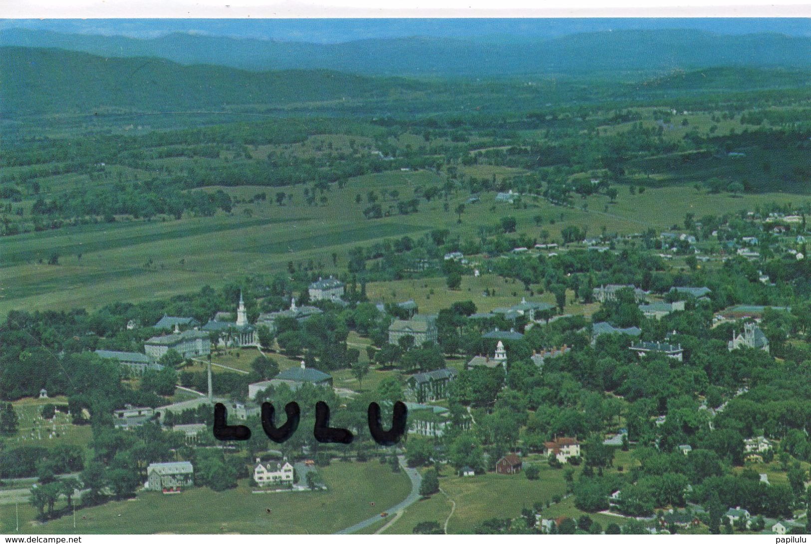 ETATS UNIS : Vermont ; Aerial View Of Middlebury It Is A Beautiful Vermont Village And Site College - Autres & Non Classés