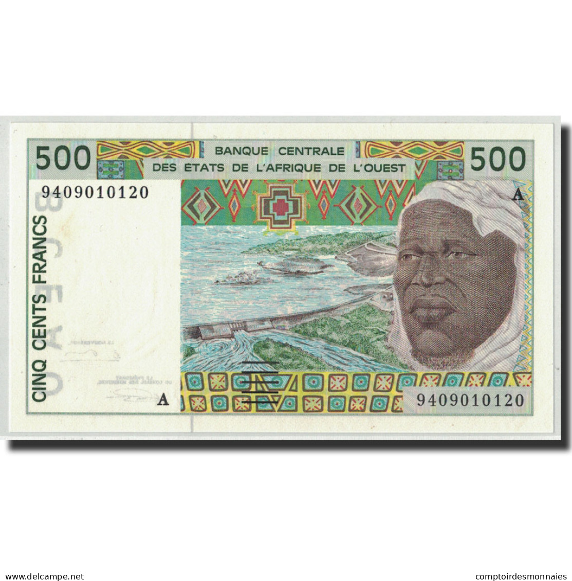 Billet, West African States, 500 Francs, 1994, KM:110Ad, NEUF - West African States