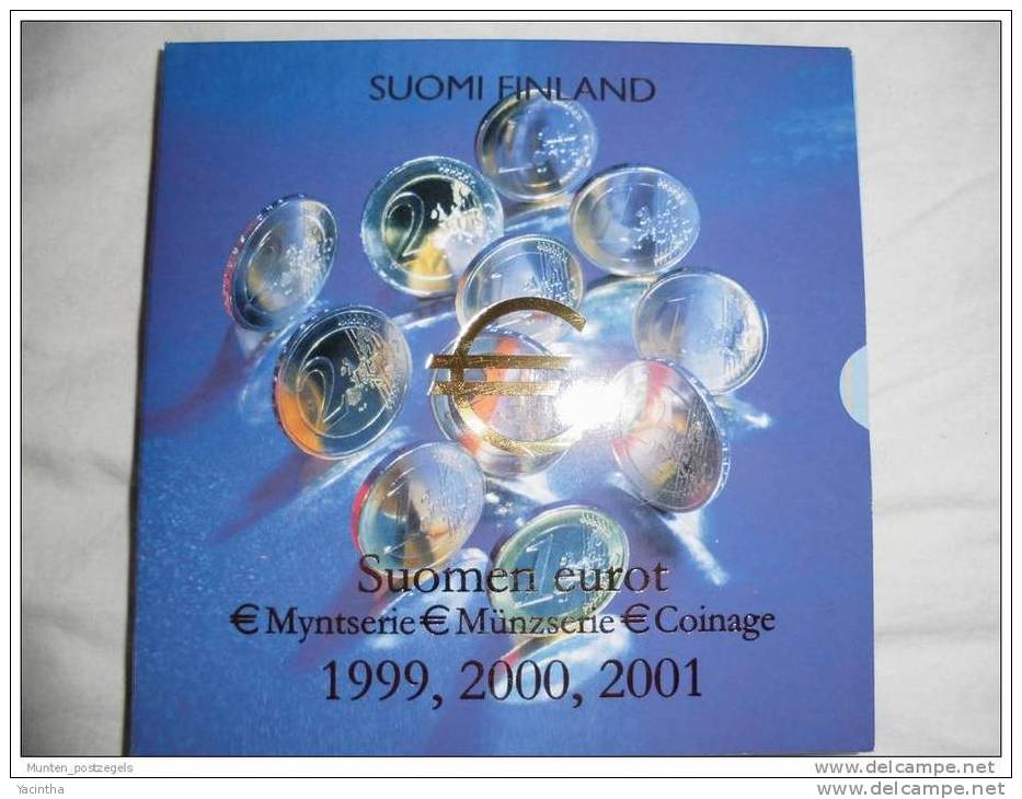 Finland  1999 - 2000  2001   All The 24 Coins - Finnland