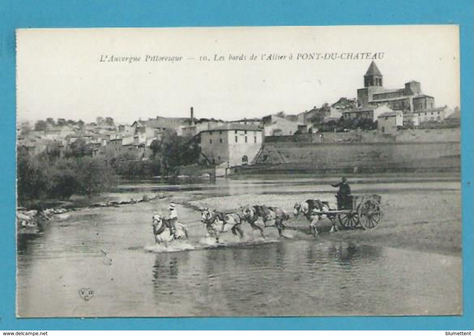 CPA 10 - Les Bords De L'Allier à PONT-DU-CHATEAU 63 - Pont Du Chateau