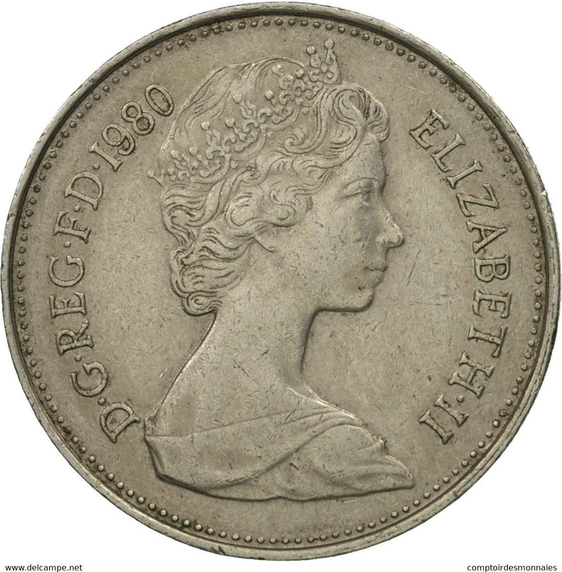 Monnaie, Grande-Bretagne, Elizabeth II, 5 New Pence, 1980, SUP, Copper-nickel - 5 Pence & 5 New Pence