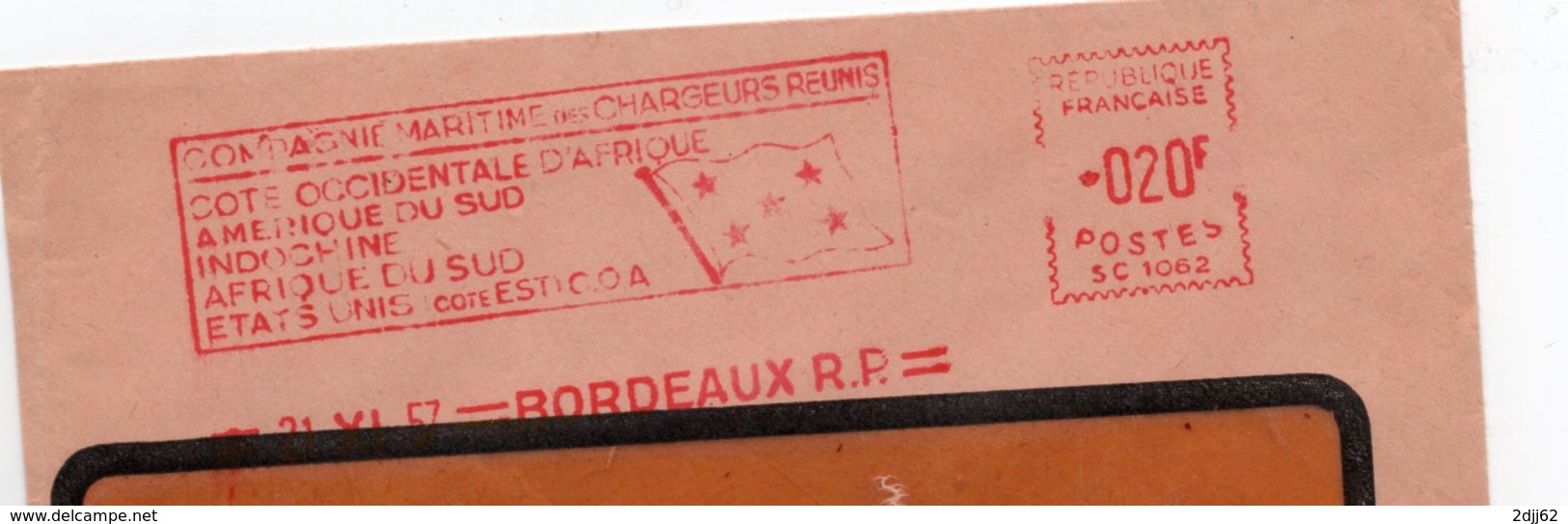 Bordeaux, Afrique, Amérique, Indochine, Etats Unis- EMA Satas SC - Enveloppe  (S135) - Other & Unclassified