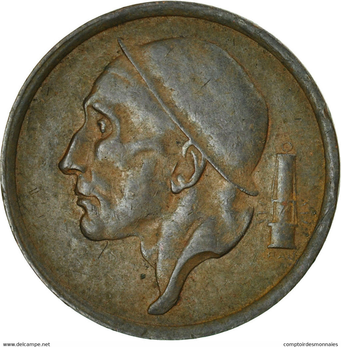 Monnaie, Belgique, 20 Centimes, 1954, TB, Bronze, KM:146 - 20 Centimes