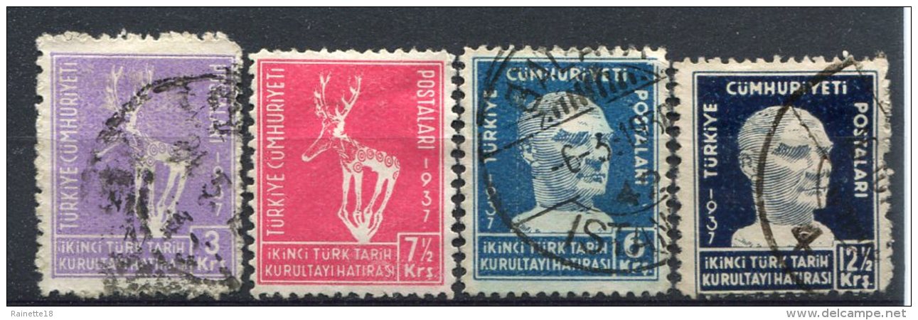 Turquie                              878/881  Oblitérés - Usati