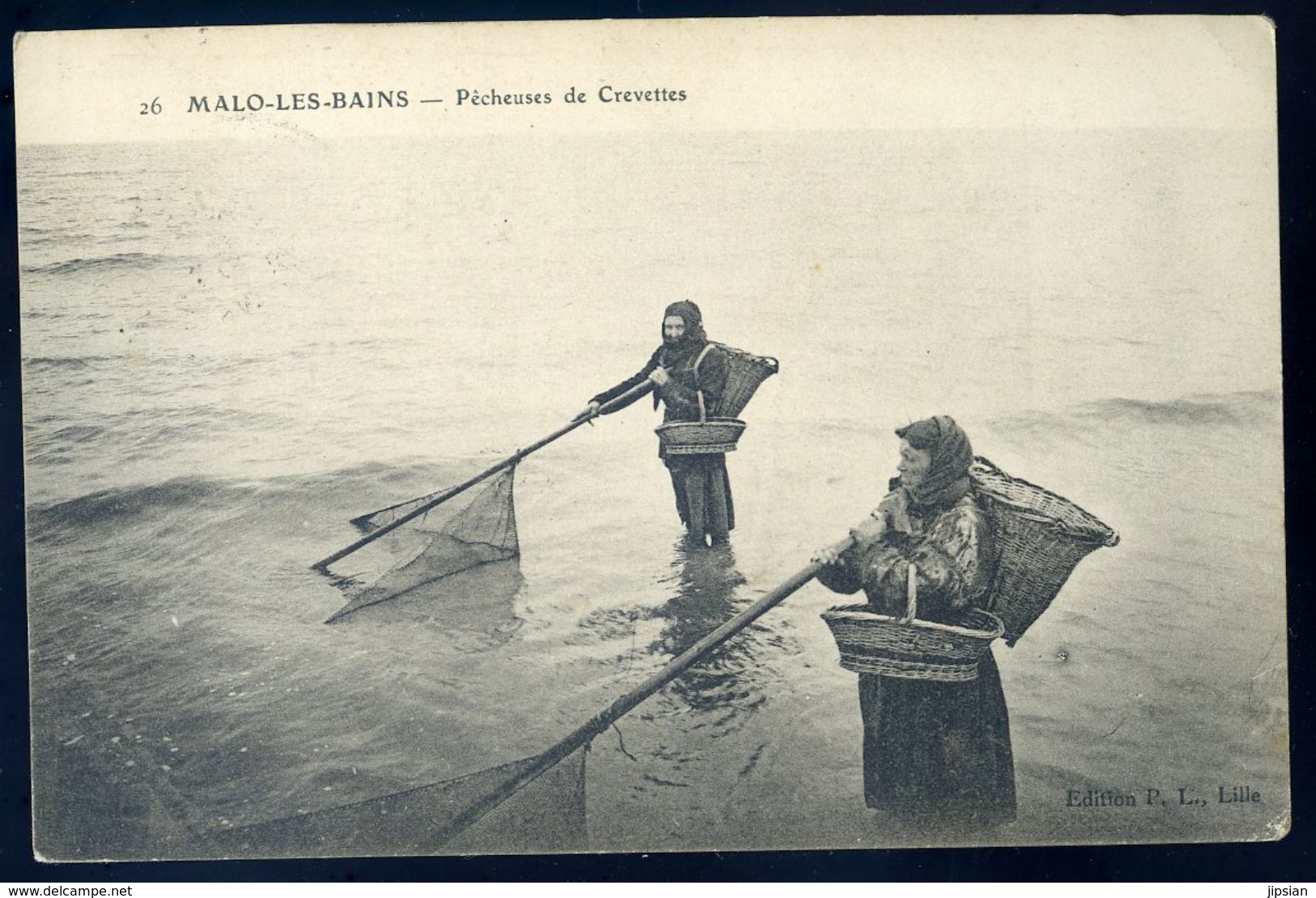 Cpa  Du 59  Malo Les Bains Pêcheuses De Crevettes     NCL100 - Malo Les Bains