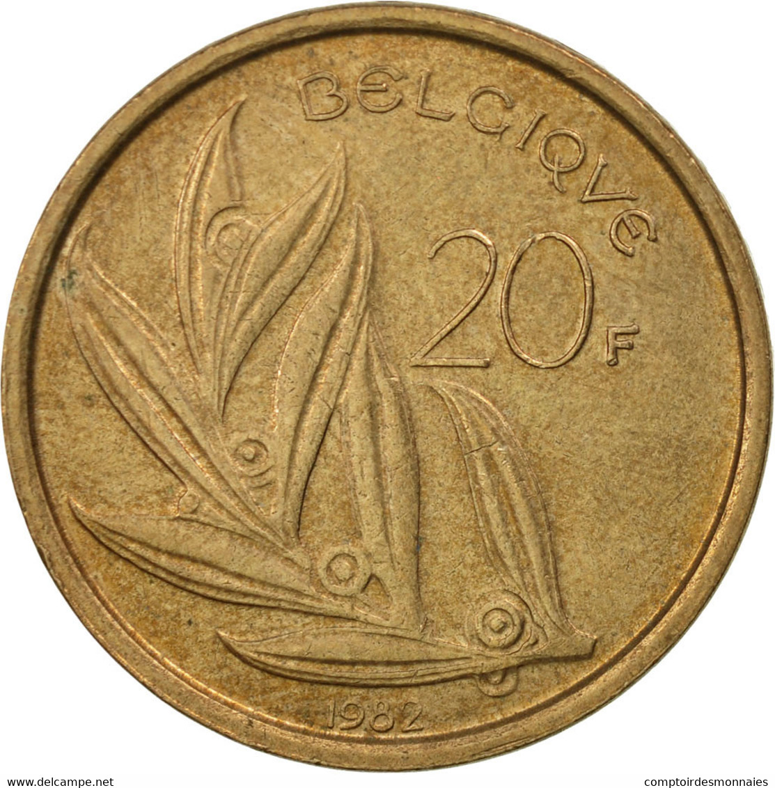 Monnaie, Belgique, 20 Francs, 20 Frank, 1982, SUP, Nickel-Bronze, KM:159 - 20 Francs