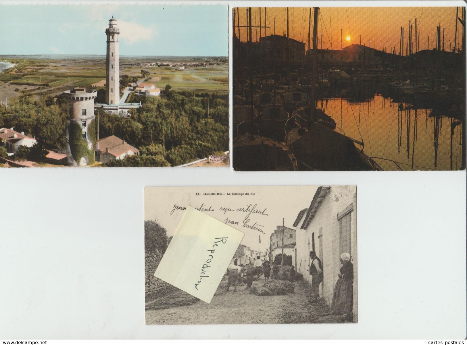 Ile de RE lot de 34 cartes postales