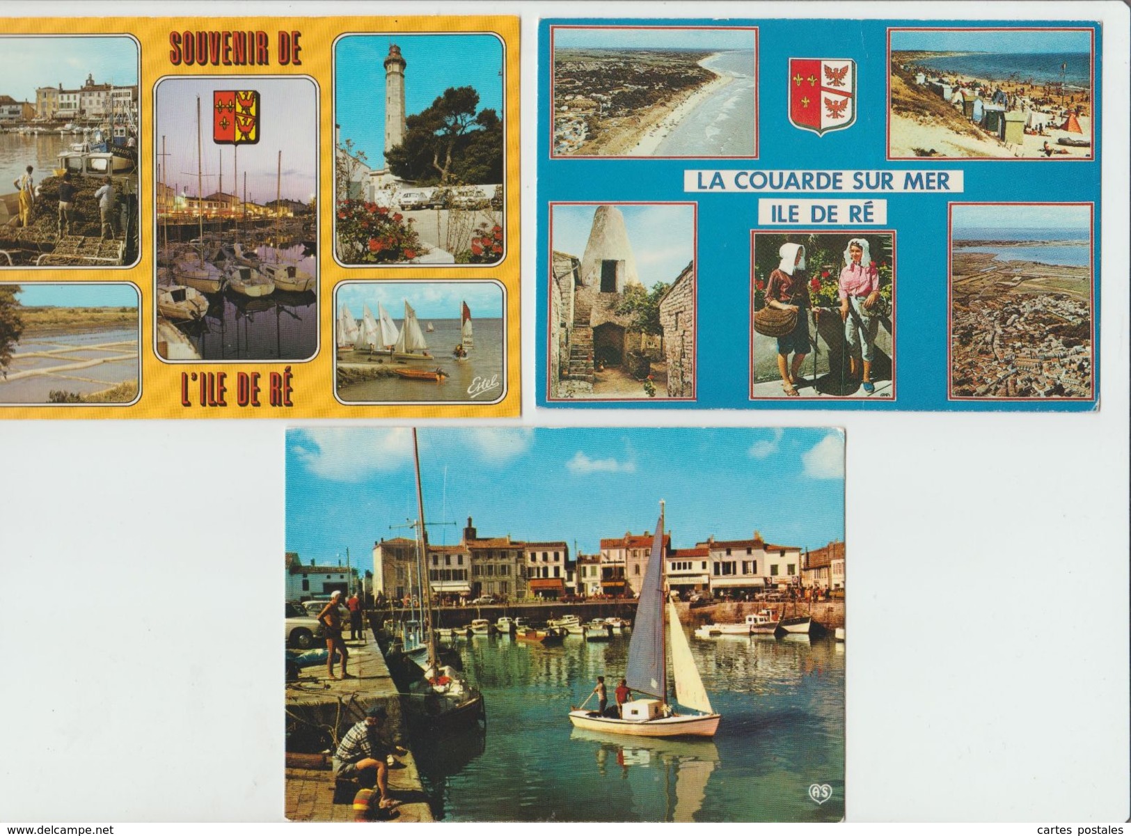 Ile de RE lot de 34 cartes postales