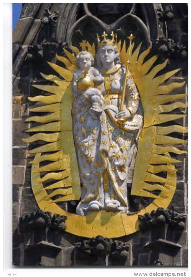 REL104 - PRAGUE - Eglise Notre Dame De Tyn - Statue De Vierge à L'enfant - Vierge Marie & Madones