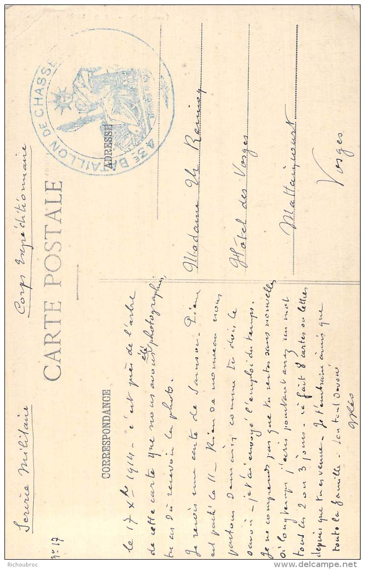 54 LA FERME DE LEOMONT APRES LE BOMBARDEMENT / ENVIRONS DE LUNEVILLE / LA GUERRE DE 1914 - Luneville