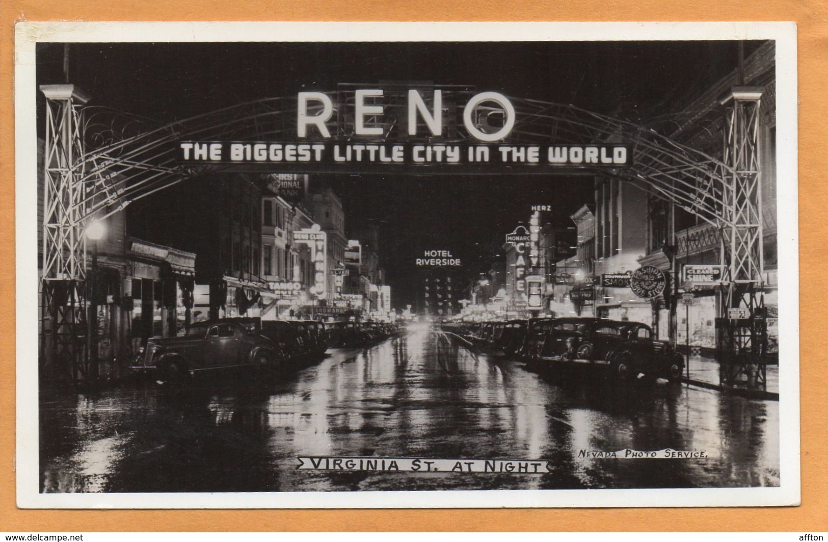 Reno Nevada Old Real Photo Postcard - Reno