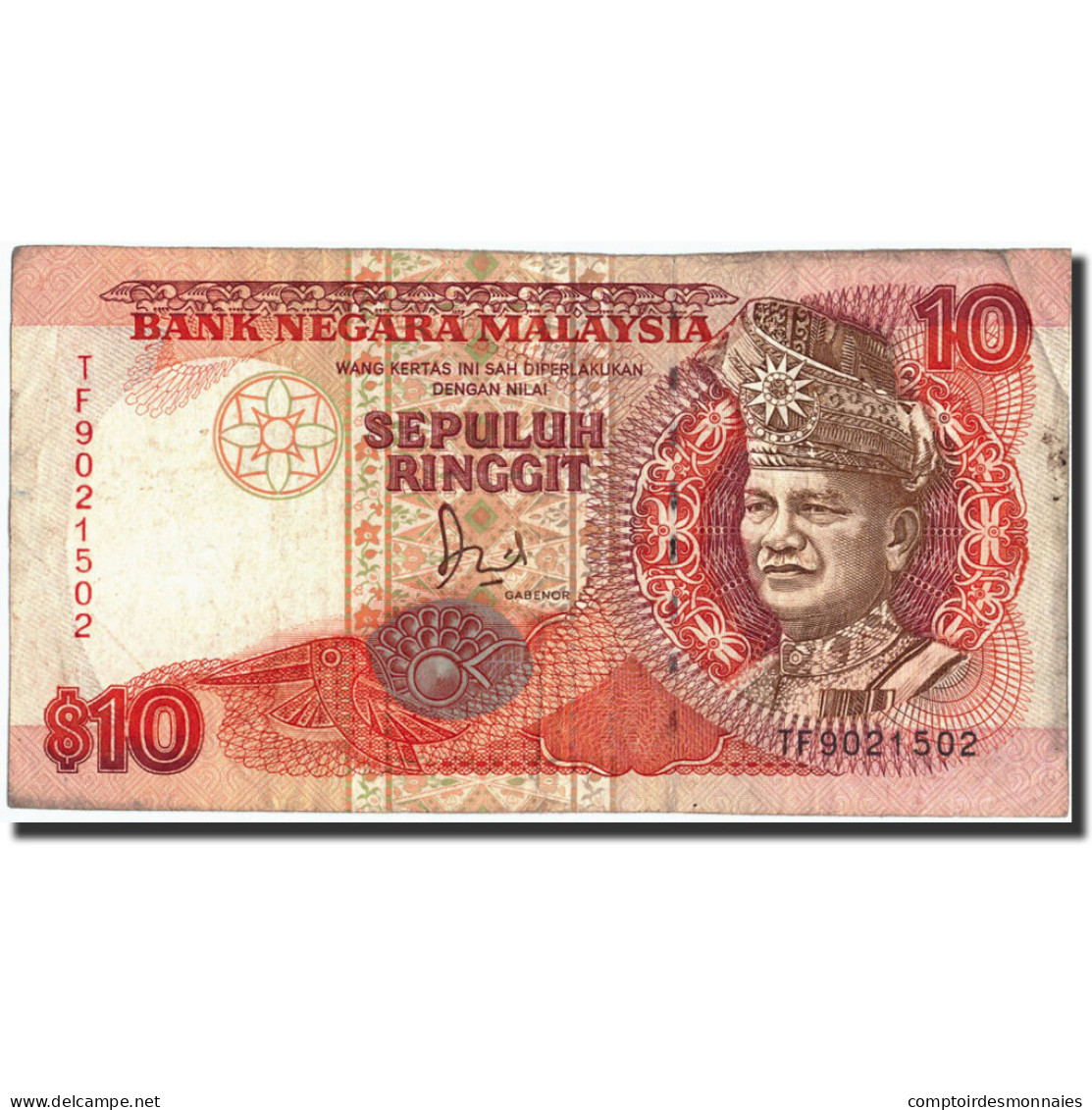 Billet, Malaysie, 10 Ringgit, Undated (1989), Undated, KM:29, TB - Maleisië