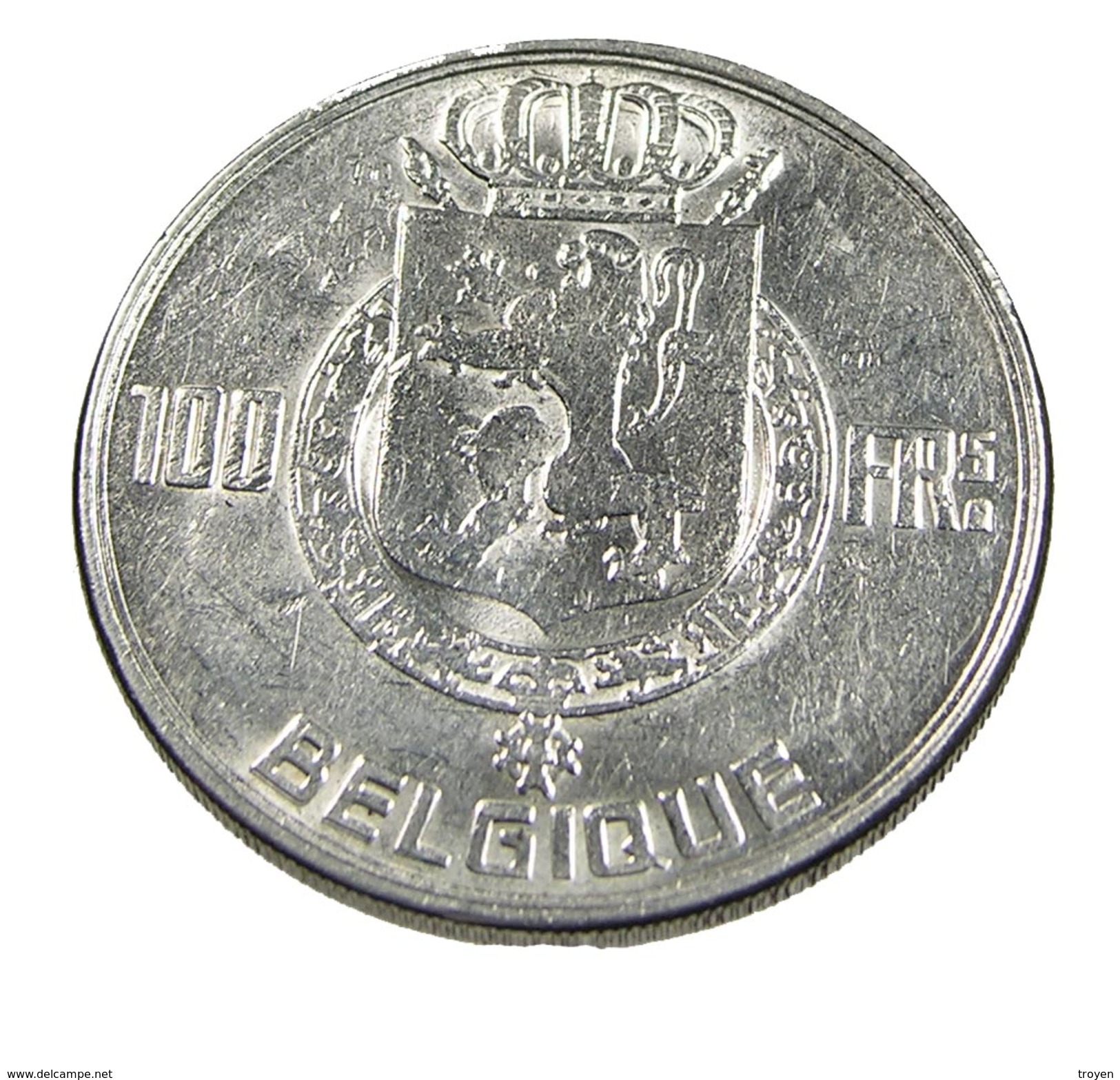 100 Francs - Belgique - 1950 - Argent - TTB - - 100 Francs