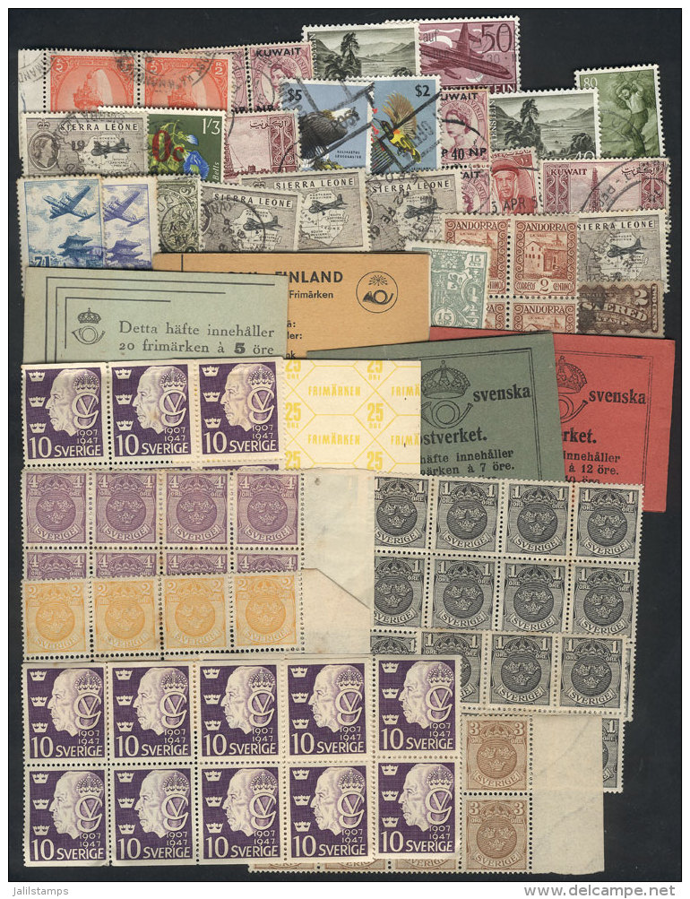 Lot Of Varied Stamps And Booklets, Many Of Fine To VF Quality, Others With Minor Defects, GOOD OPPORTUNITY At Low... - Andere & Zonder Classificatie
