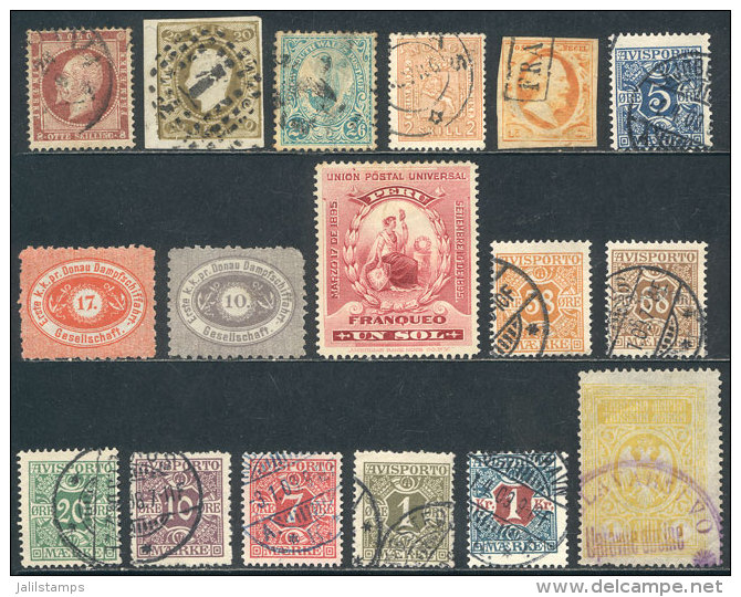 Lot Of Interesting Stamps Of Varied Countries, General Quality Is Fine To VF, Including Several Classics, Scott... - Other & Unclassified