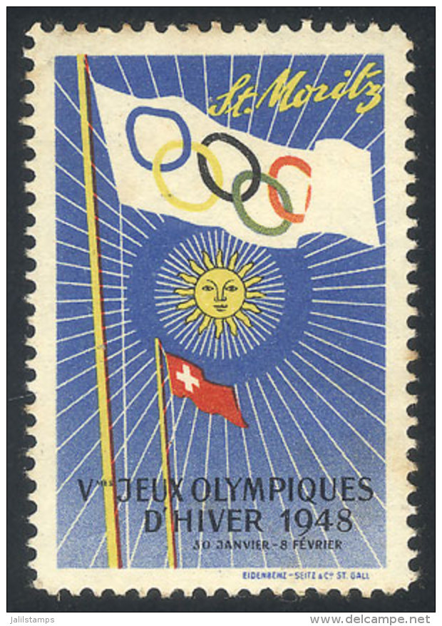 Winter Olympic Games St Moritz 1948, Very Handsome. - Other & Unclassified