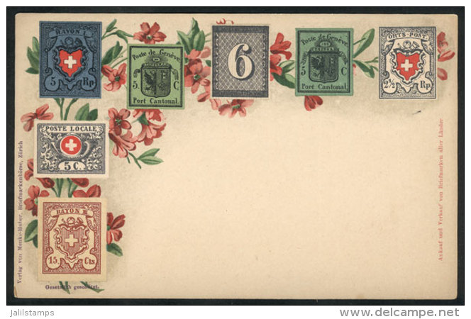 Classic Stamps And Flowers, Circa 1900, Unused, Excellent Quality! - Sonstige & Ohne Zuordnung