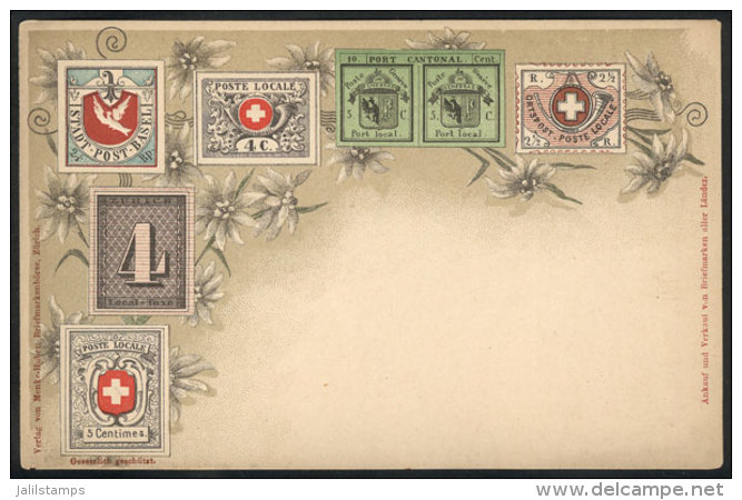 Classic Stamps And Flowers, Circa 1900, Unused, Excellent Quality! - Andere & Zonder Classificatie