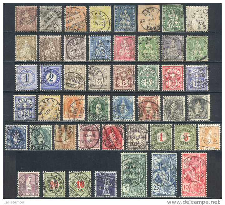 Lot Of Interesting Stamps, In General Old And Used, Mixed Quality From Very Fine To Some Stamps With Defects, Yvert... - Other & Unclassified