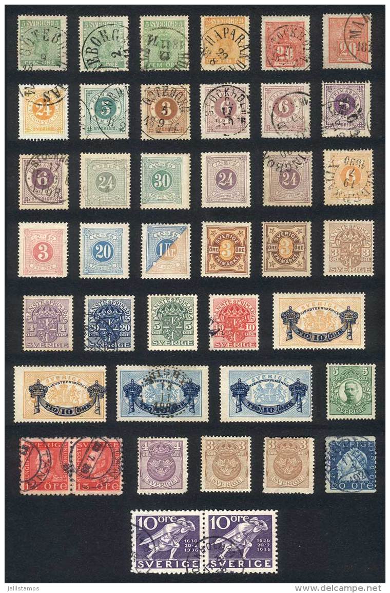 Lot Of Old Mint (with Gum And Hinge Marks) Or Used Stamps, Very Fine Quality, Scott Catalog Value US$555, Good... - Other & Unclassified