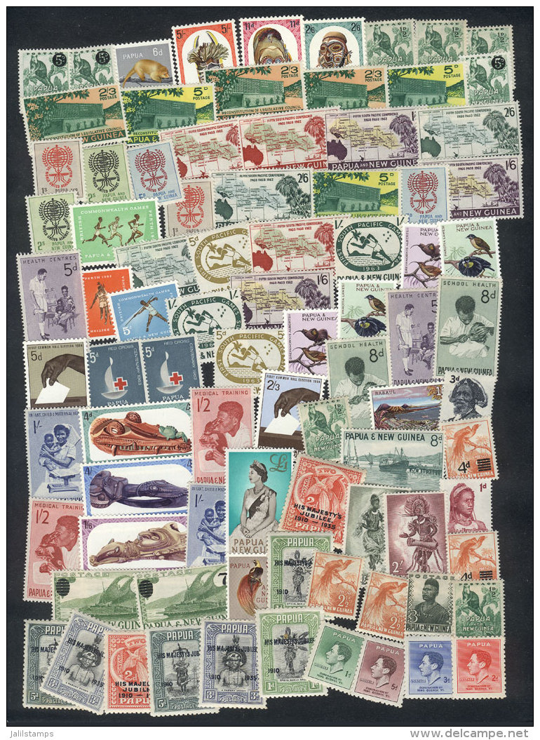 Lot Of Complete Stamps And Sets, Unused, VERY THEMATIC, Many (and Most Of The Later Issues) Are Unmounted And Of... - Papua-Neuguinea