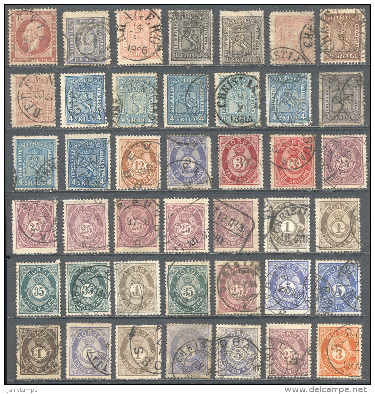 Lot Of Several Dozens Old Stamps, Used, VF General Quality (a Quick Review Revealed A Few With Defects), Unchecked... - Andere & Zonder Classificatie