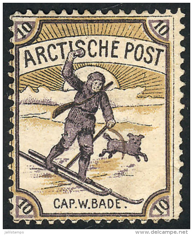 Cinderella Of 1896 Cap. W. Base, Mint Without Gum, Minor Defects On Back, Very Nice Front! - Andere & Zonder Classificatie