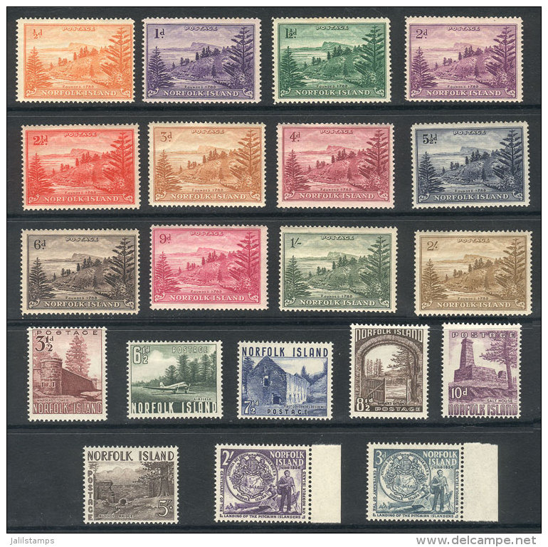 Sc.1/99, The Country Complete Until The Year 1966, Excellent Quality (many Examples Are Unmounted), Catalog Value... - Norfolkinsel