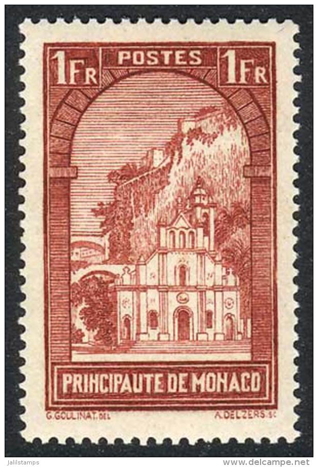 Sc.120 (Yvert 126), 1932/7 1Fr., Mint Never Hinged, Excellent Quality, Yvert Catalog Value Euros 55. - Other & Unclassified