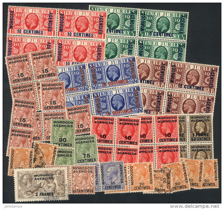 Lot Of Used And Mint Stamps (most MNH), Very Fine General Quality, Interesting! - Morocco Agencies / Tangier (...-1958)