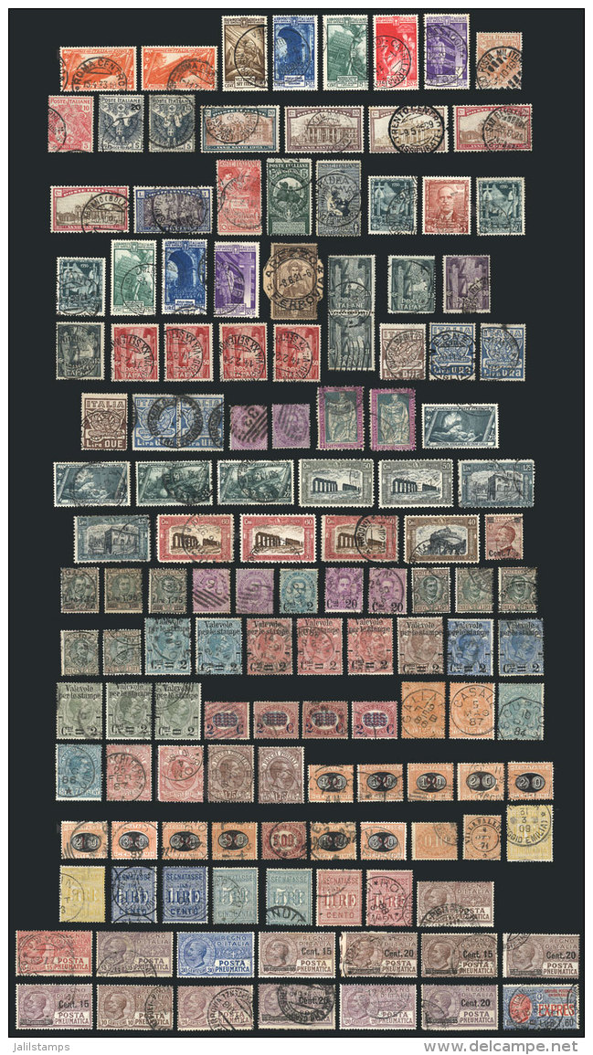 Very Interesting Accumulation Of Used Stamps Of Very Fine Quality, All Genuine And Without Defects (perhaps A Few... - Colecciones