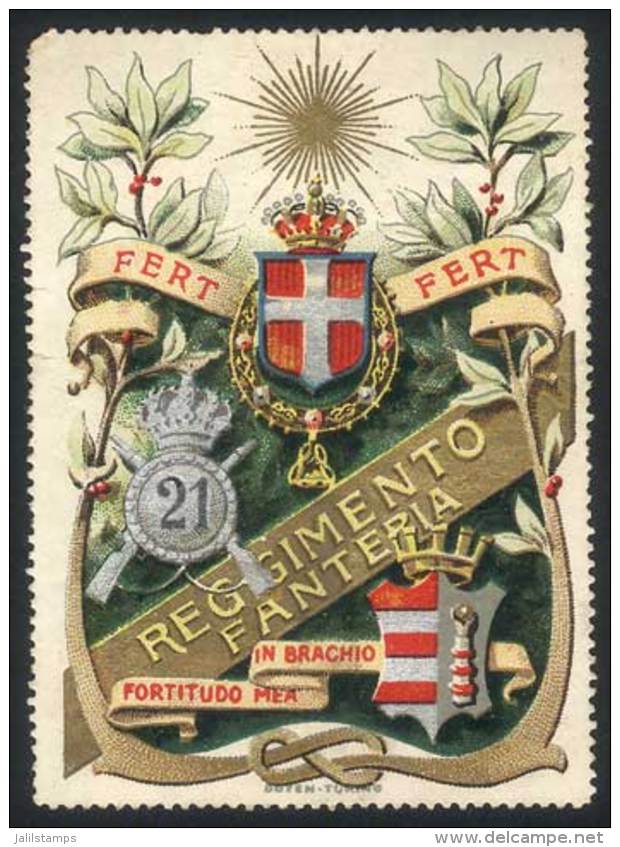 Old Military Cinderella, 21th Infantry Regiment (21 Reggimento Fanteria), VF! - Unclassified
