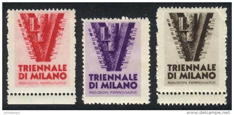 3 Cinderellas Of The Triennale Di Milano Fair, VF Quality! - Ohne Zuordnung