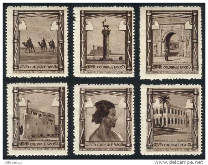 6 Spectacular Cinderellas Of The Istituto Coloniale Fascista, VF Quality, Rare! - Unclassified