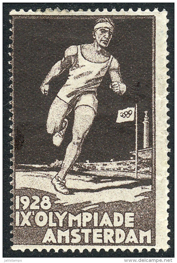 Amsterdam Olympic Games Of 1928, Mint With Gum, Minor Defect On Reverse, Very Nice And Rare! - Other & Unclassified