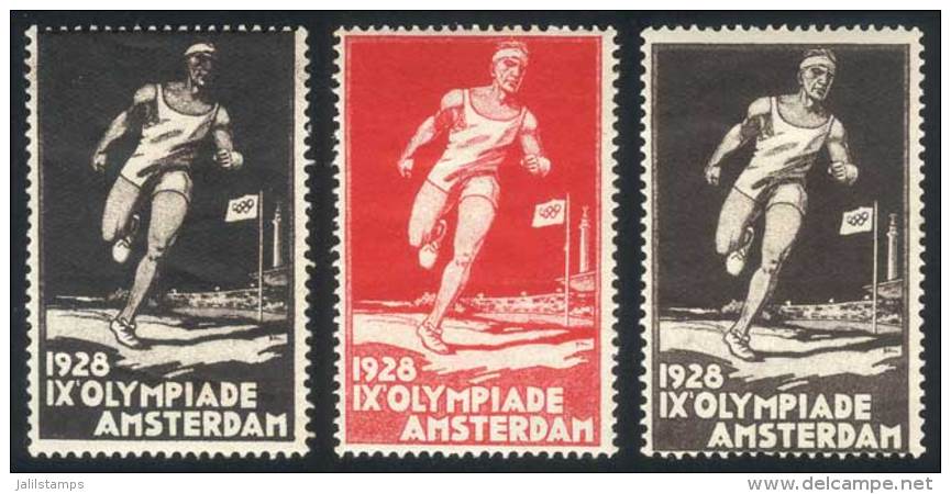 3 Cinderellas Of 1928, Amsterdam Olympic Games, VF Quality, Rare! - Sonstige & Ohne Zuordnung