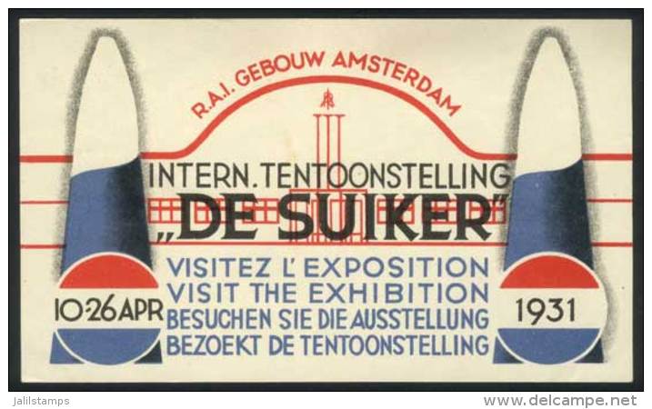 Large Cinderella (115 X 70 Mm) Of The 1931 Amsterdam Exposition, VF! - Andere & Zonder Classificatie